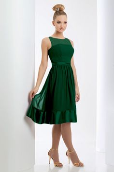 Yeşil Renkli Hoş Elbise Modelleri