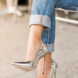 Yeni Metalik Ayakkabı Modelleri