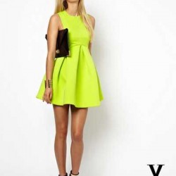 YKM Neon Elbise Modelleri