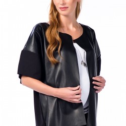 Siyah Ceket 2015 Hamile Kıyafetleri