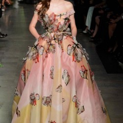 Çiçekli Elbise Elie Saab 2015 İlkbahar - Yaz Haute Couture Koleksiyonu