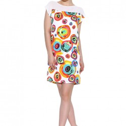 Rengaren Desenli Elbise Perspective 2015 Modelleri