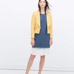 Sarı Zara 2015 Ceket Modelleri