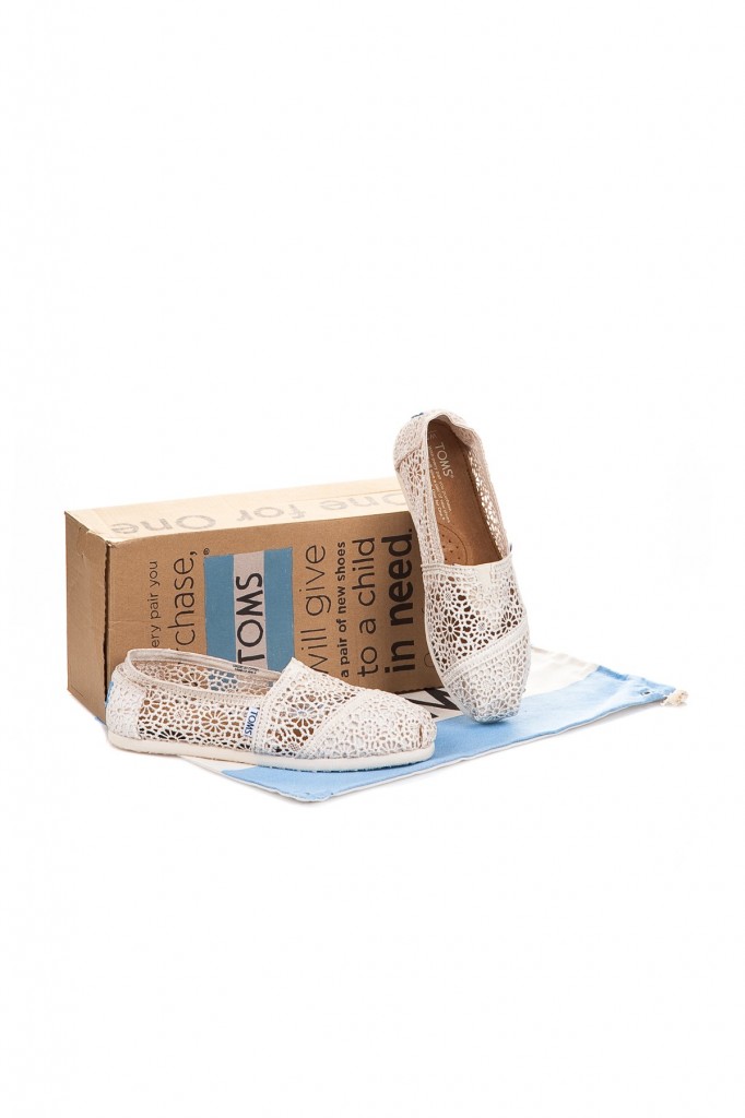 Beyaz Örgü Toms Yazlık Ayakkabı Modelleri