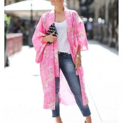 Pembe Yazlık Kimono Modelleri