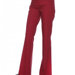 Bordo Renkli Geniş Paça Seçil Store Pantolon Modelleri